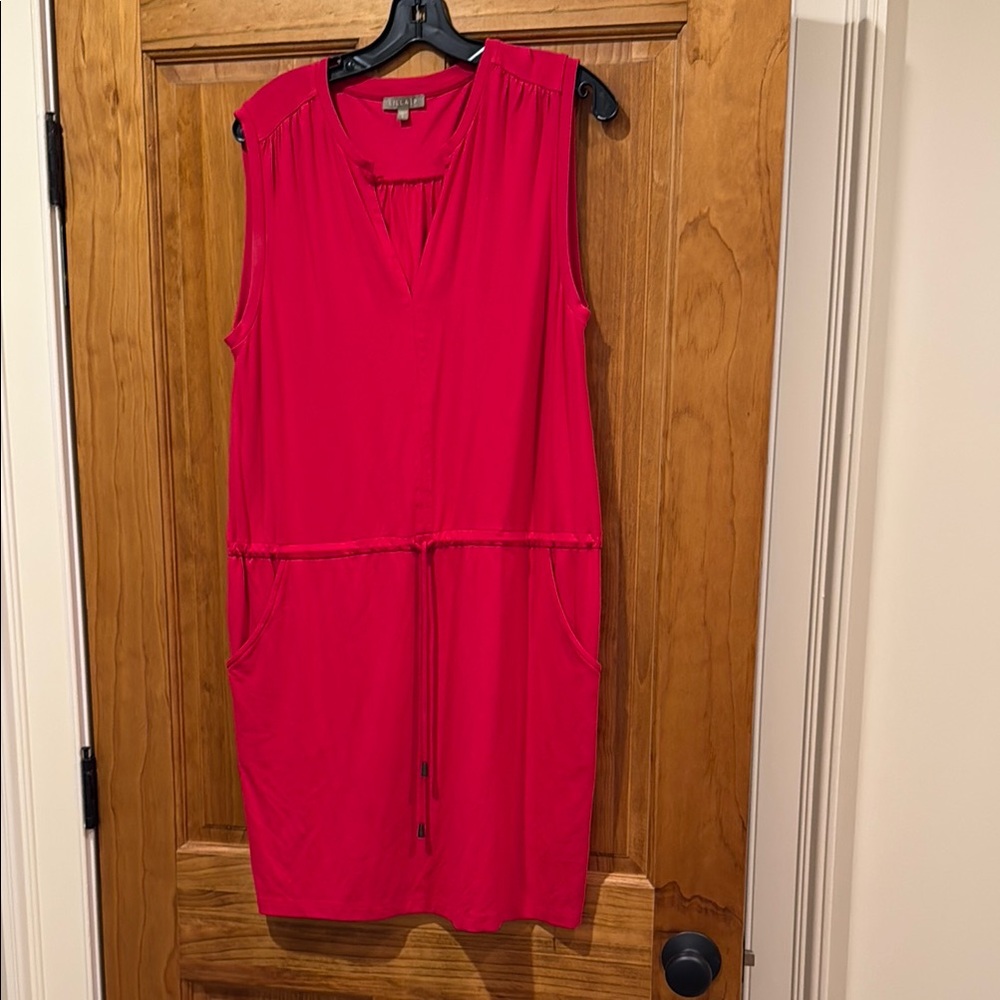 Lilla P Vivid Red Sleeveless Top